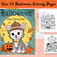 Halloween Coloring Book - Cute Ghosts & Monsters - Printable Halloween Coloring Pages