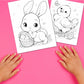 Easter Activity & Coloring Pages | Easter Bunny Printables, Instant Download Fun Coloring