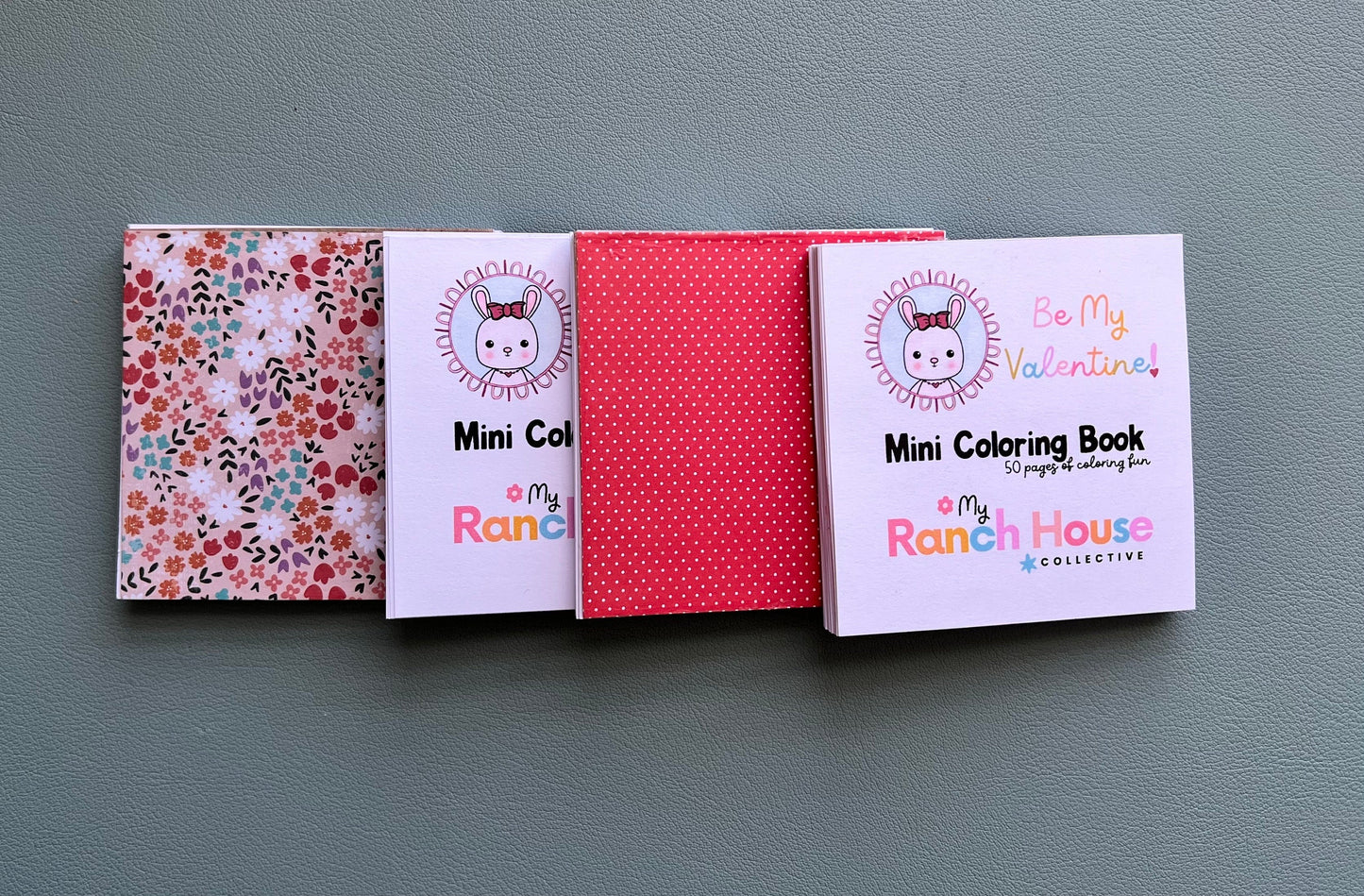 Mini Coloring Book | Valentine's Day Bliss: Handmade | Relaxing Love Themed Art for All Ages