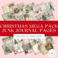 Digital download of Christmas-themed journal pages