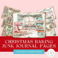 Christmas Recipes Junk Journal Kit - Printable Recipe Cards - Digital Download - Holiday Crafting Supplies