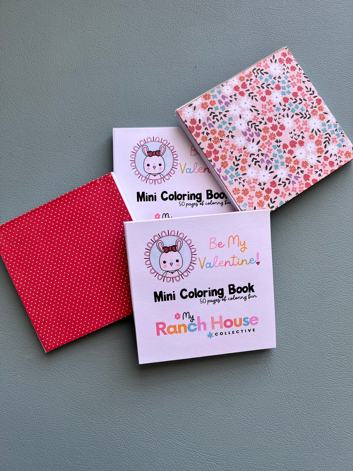 Mini Coloring Book | Valentine's Day Bliss: Handmade | Relaxing Love Themed Art for All Ages