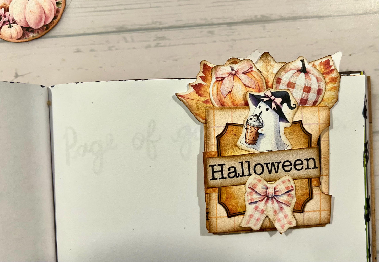 Bookmark Halloween DYI Paperclip Bookmark Gift for Book Lovers, Cute Book Club Favor, Digital Download Mini Ephemera