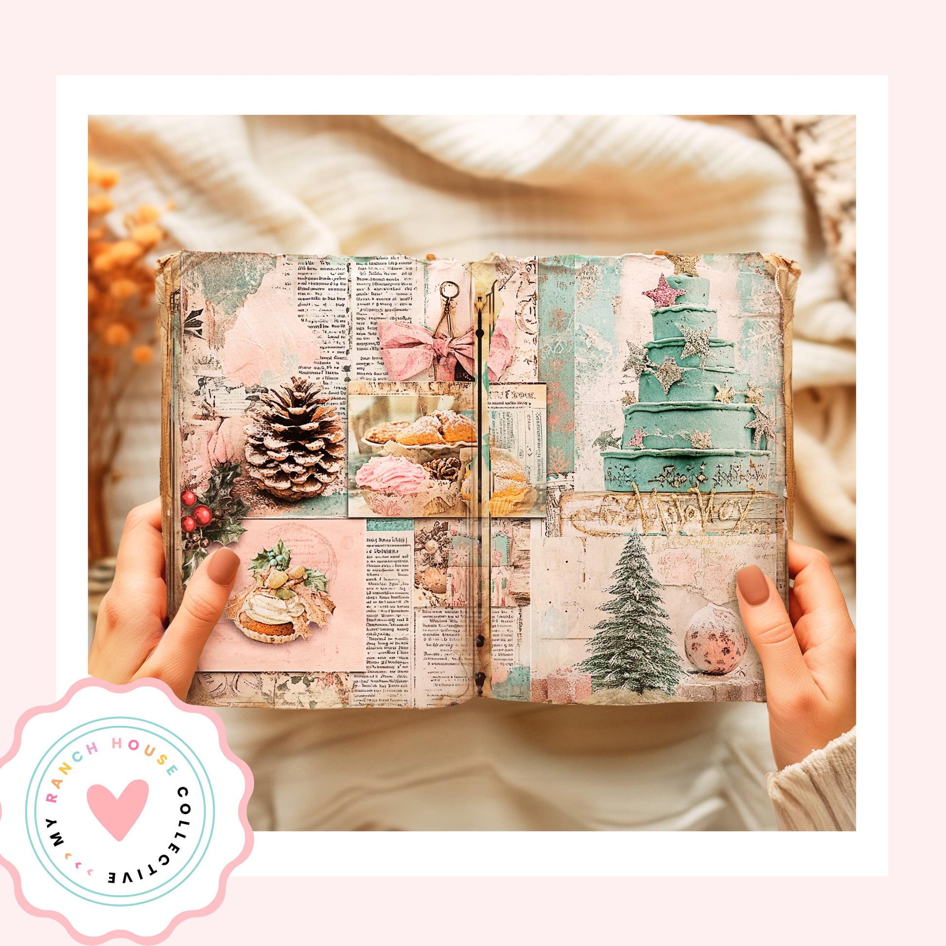 Christmas Mega Junk Journal Kit cover