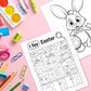 Easter Activity & Coloring Pages | Easter Bunny Printables, Instant Download Fun Coloring