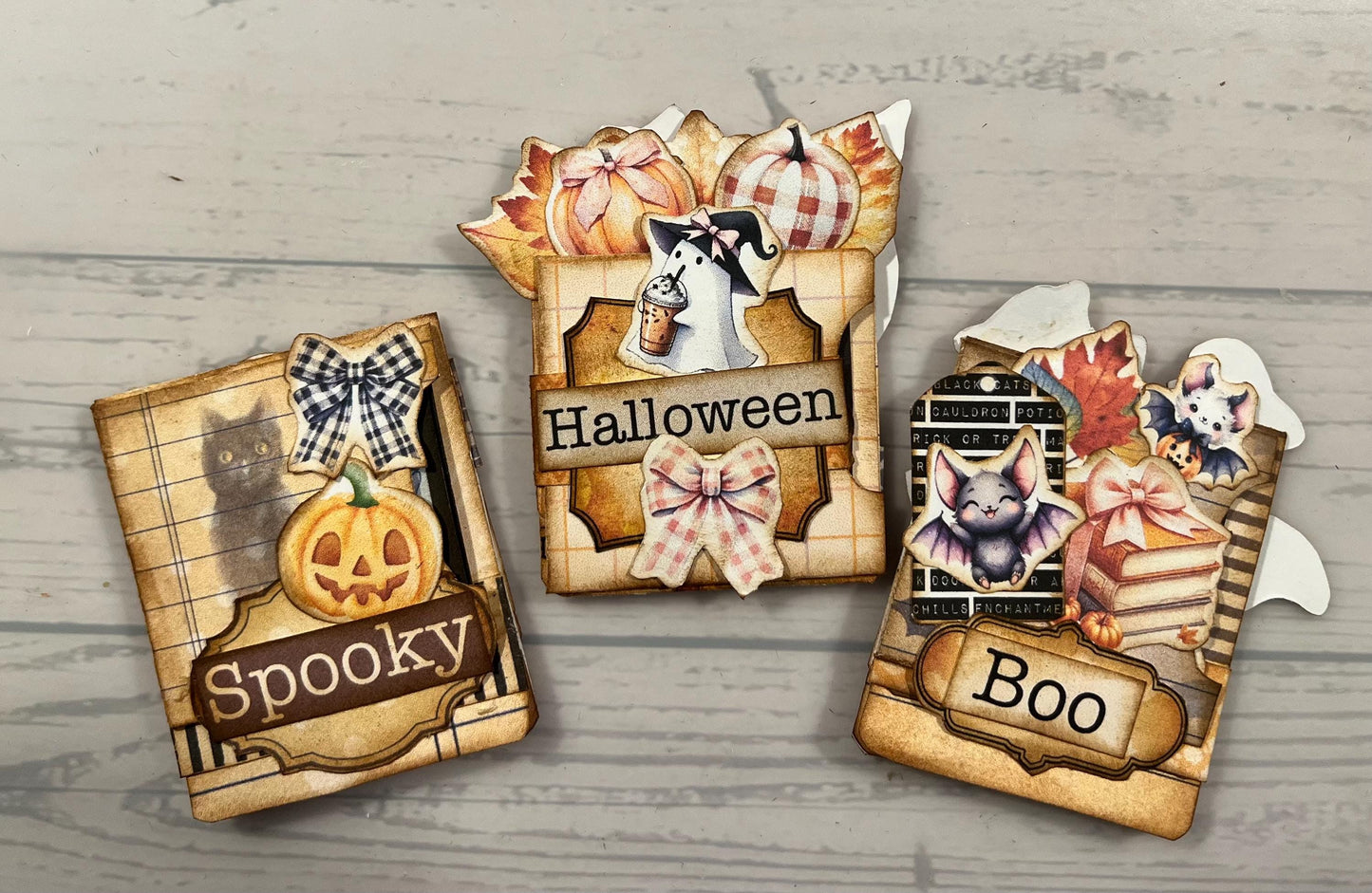 Bookmark Halloween DYI Paperclip Bookmark Gift for Book Lovers, Cute Book Club Favor, Digital Download Mini Ephemera