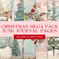 &quot;Christmas Mega Junk Colorful Christmas journal pages with festive designs