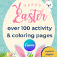 Easter Activity & Coloring Pages | Easter Bunny Printables, Instant Download Fun Coloring