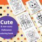 Halloween Coloring Book - Cute Ghosts & Monsters - Printable Halloween Coloring Pages